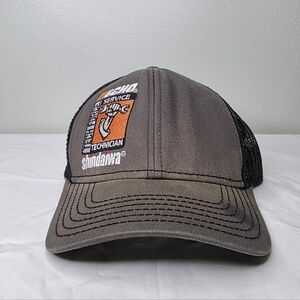 Echo Gray and Black Technician Cap